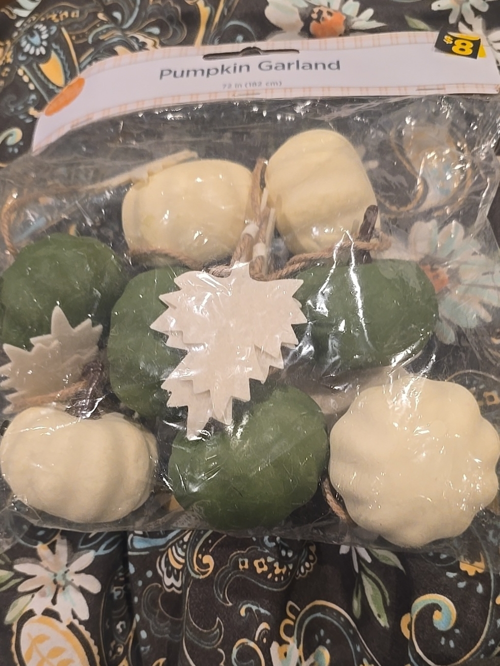 ❤️5/$25 New Autumn Pumpkin Garland